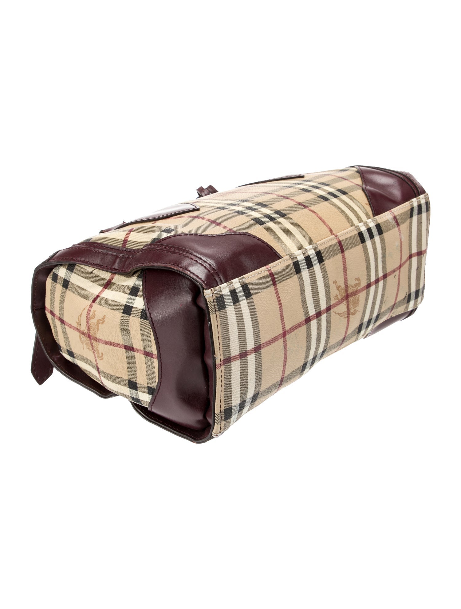 Burberry Haymarket Check Top Handle Bag